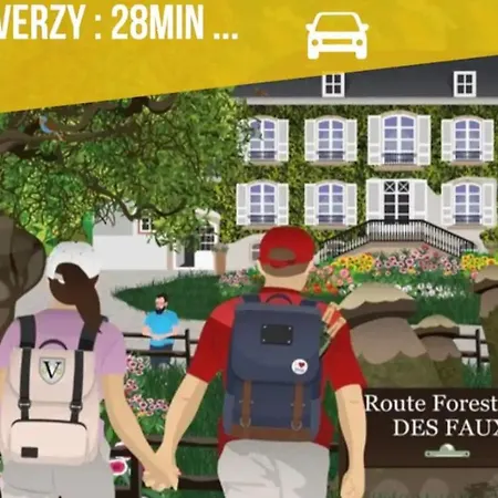 Family Cathedral View - Private Parking * Reims